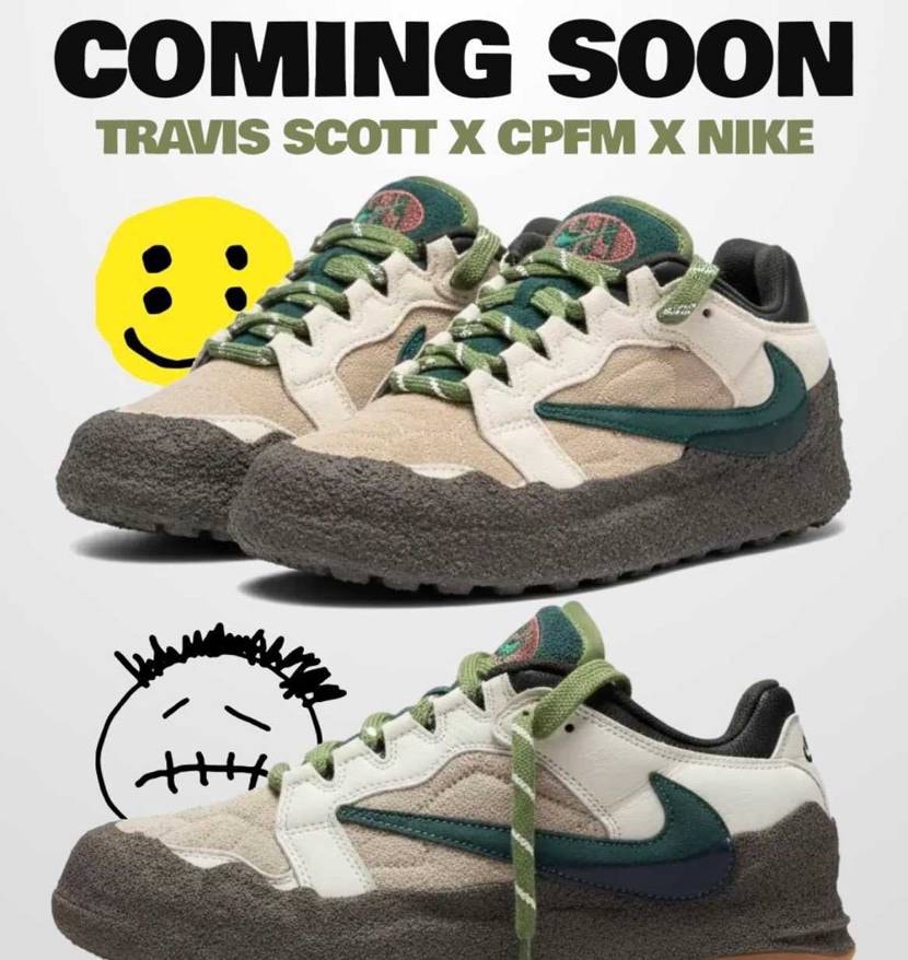 カクタスプラントフリーマーケット✖︎Travis✖︎Nike
モックアップ画。