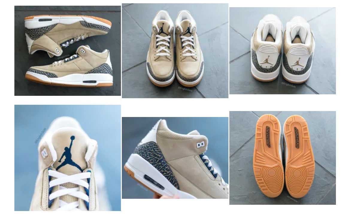 AIR JORDAN 3 RETRO KHAKI 
”2027年6月12日に発