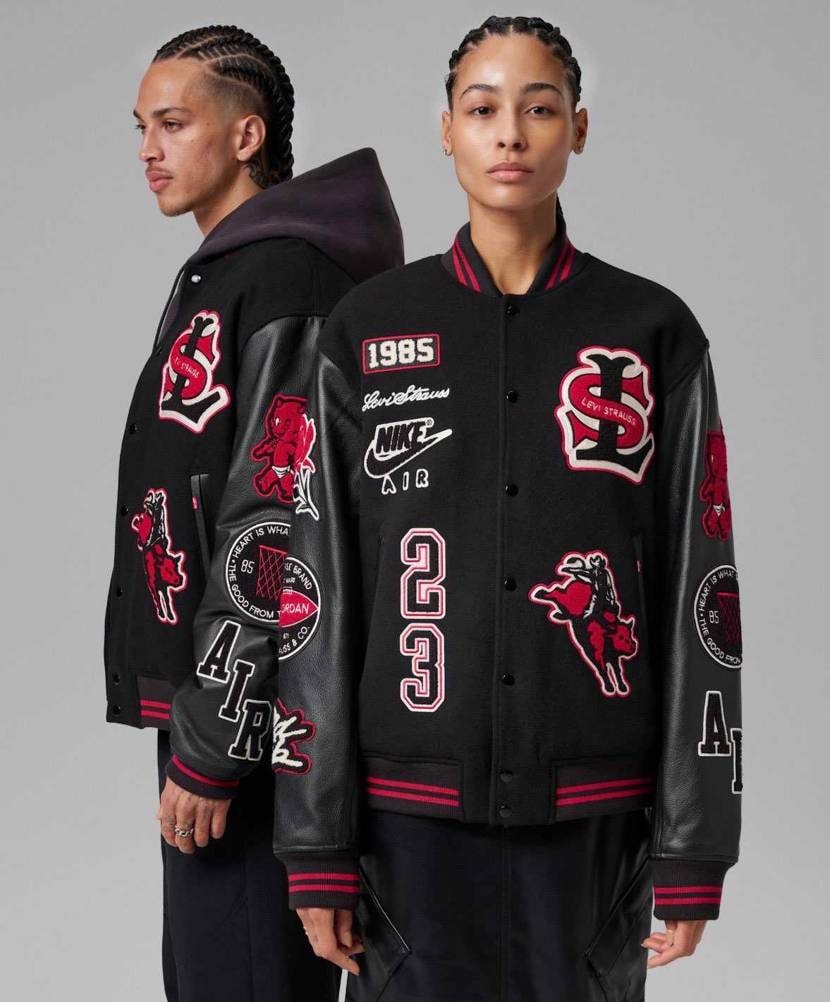 リーバイスコラボ、スニーカーよりバーシティジャケットのが欲しい🙈