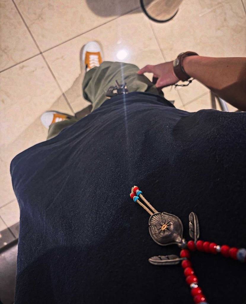 オールドゴローズスプーンのビーズ遊びに夢中な休日。久々にヤジ