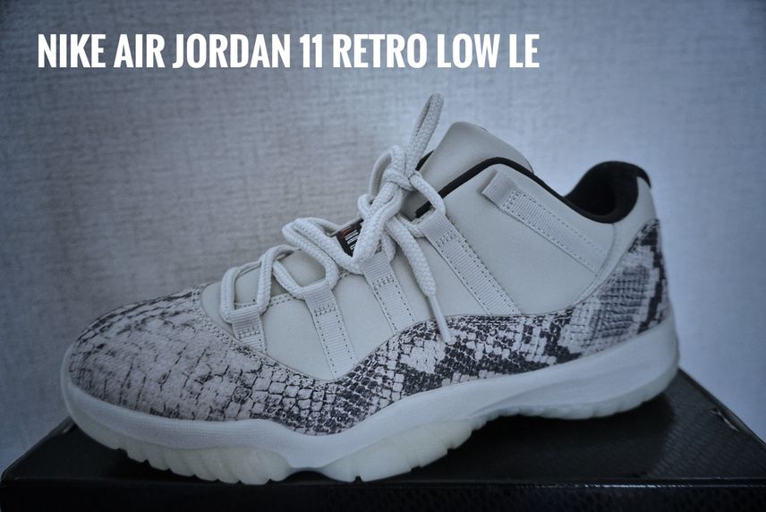 NIKE AIR JORDAN 11 スネークスキン本当かっこいい♪
個人的に