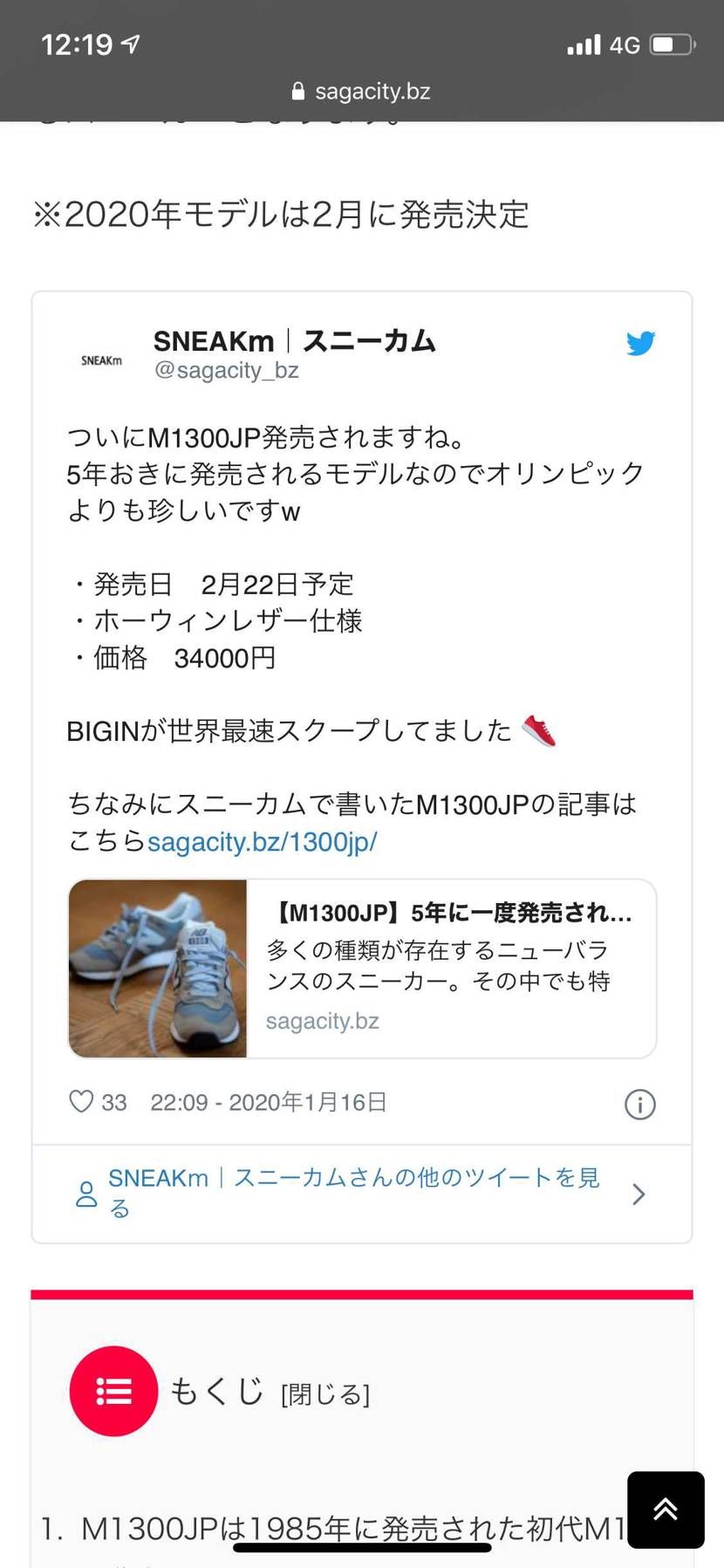2月はただでさえナイキの発売ラッシュがすごいのに1300の復刻も来るとは...