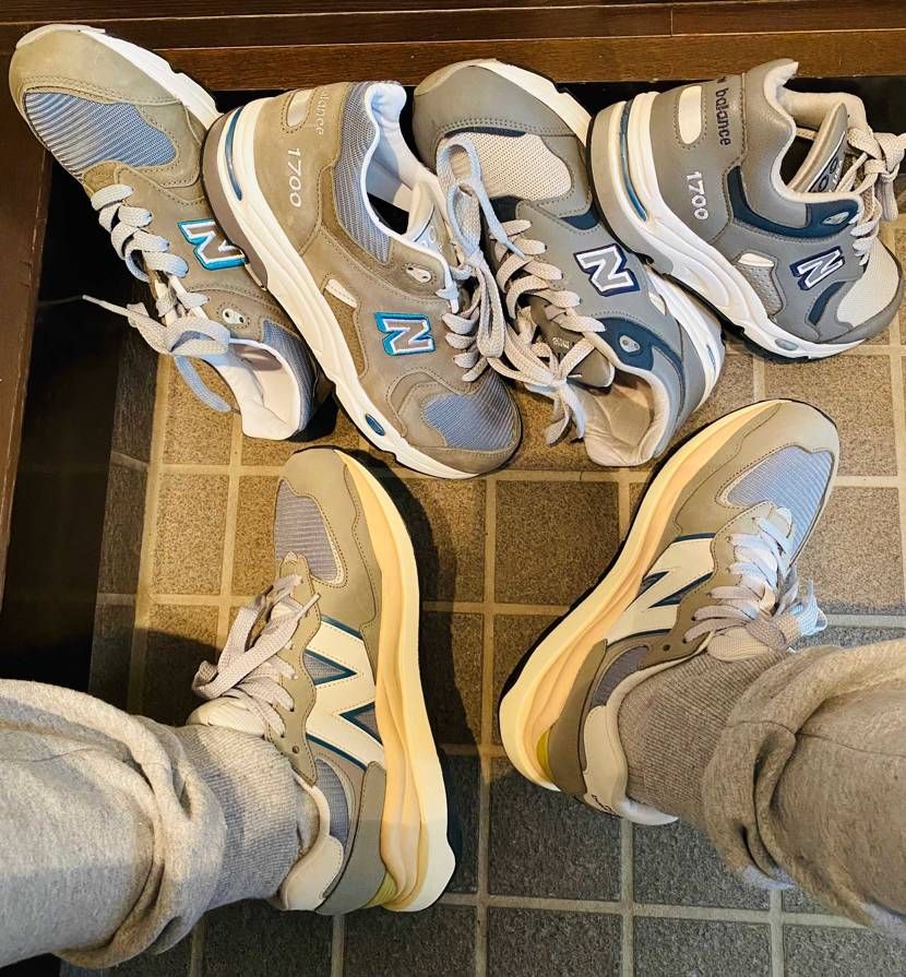 NEW BALANCEのグレーは最高だな！
長年履いてきたけど、🇺🇸製のM17