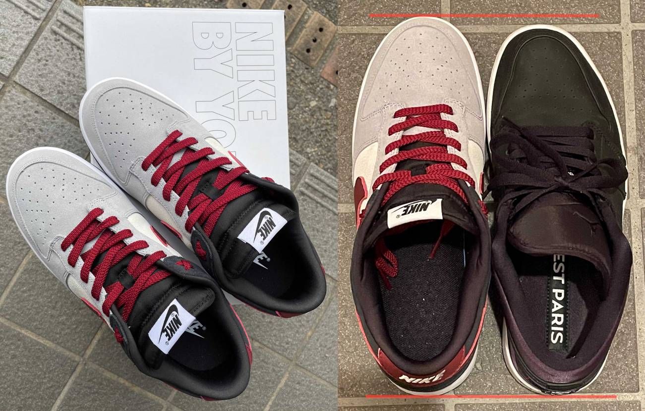 初ダンクはByYouでとりあえずAJ1Lowと同じ27cmに