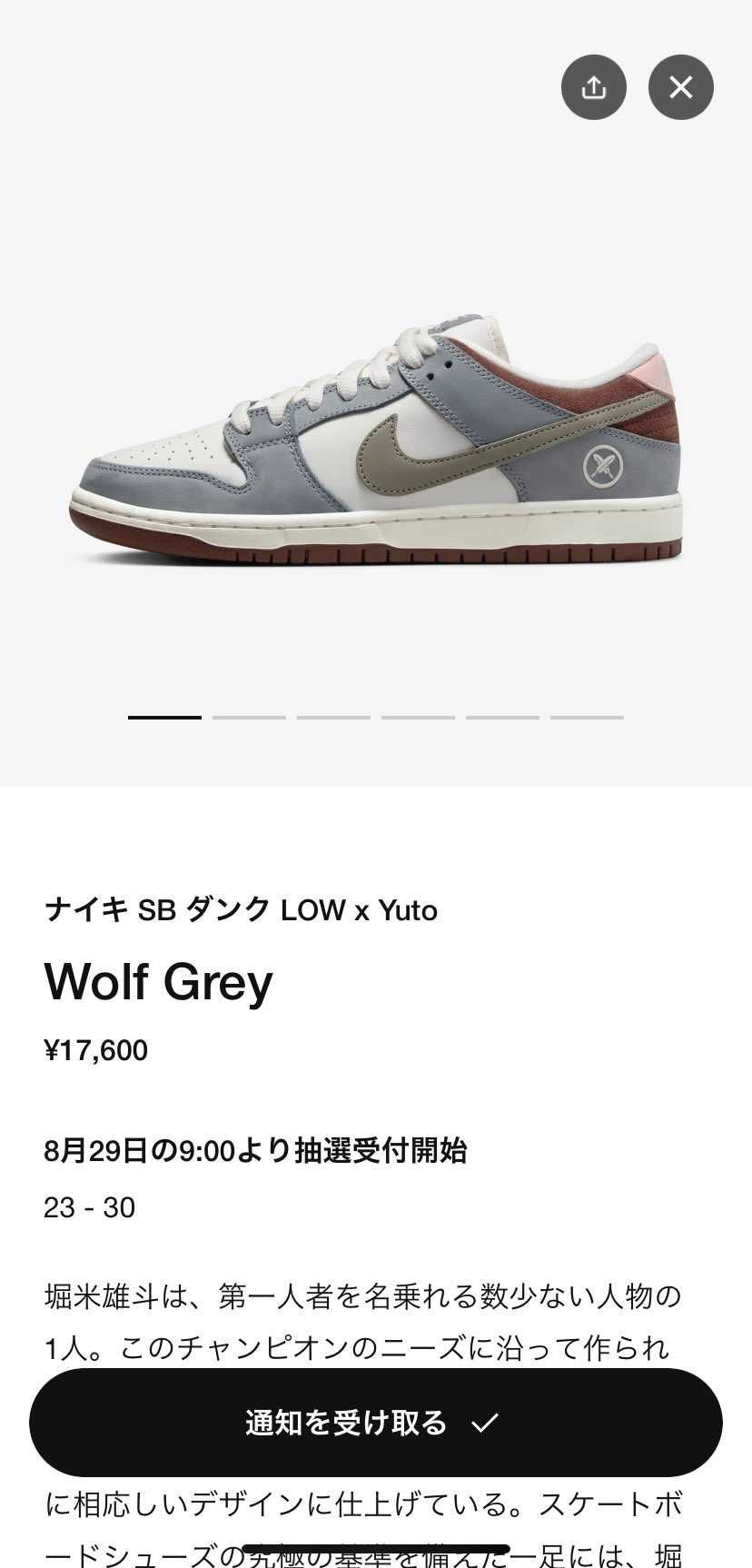 おい❗️NIKEさんよ❗️今年１回も限定アクセスってヤツが来てない‼️わかってる