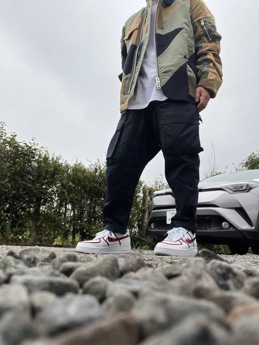 何気に初めてコーデ載せる気がします。笑
このacgのカーゴパンツ好きすぎてブラ