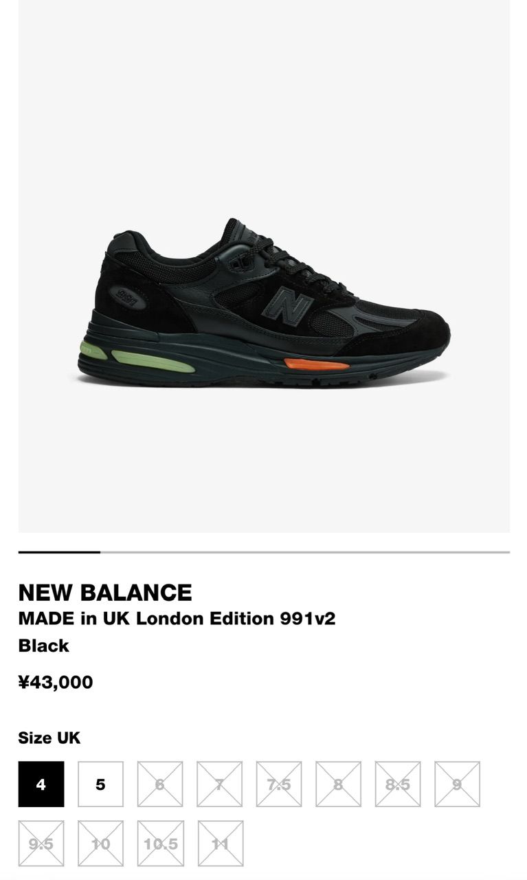 991v2ロンドンエディション
何故かゲスト購入しか出来ず、手打ちしている間に