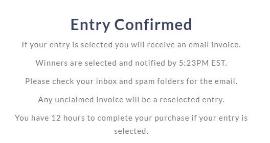 この画面が出てくるまでひたすら抽選のトップ画面をひたすら更新