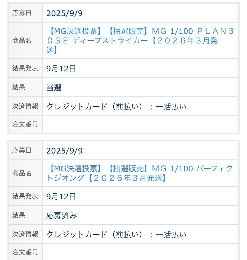 後はジオングのみ、焦らすなぁ〜😓
NIKEも事前抽選になんないかな？🙄