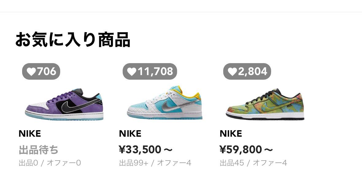 欲しい靴をお気に入りに登録するのが、いつしか習慣になっていた。けれど不思議なこと