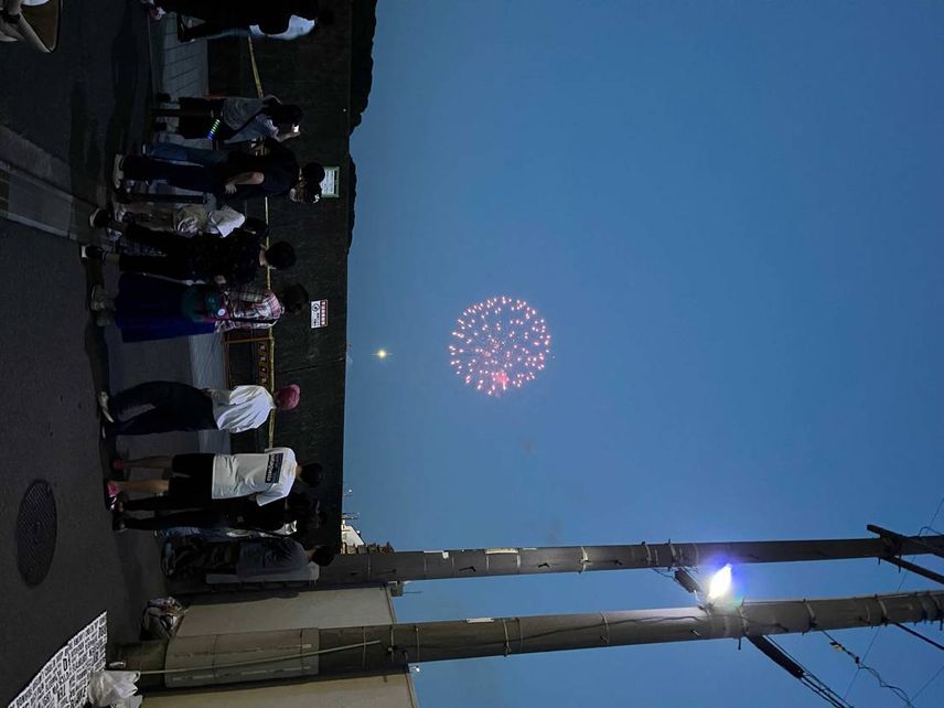 早速履いて地元の花火大会🎆へ!
5月にする花火大会、珍しいかな?
踏ま