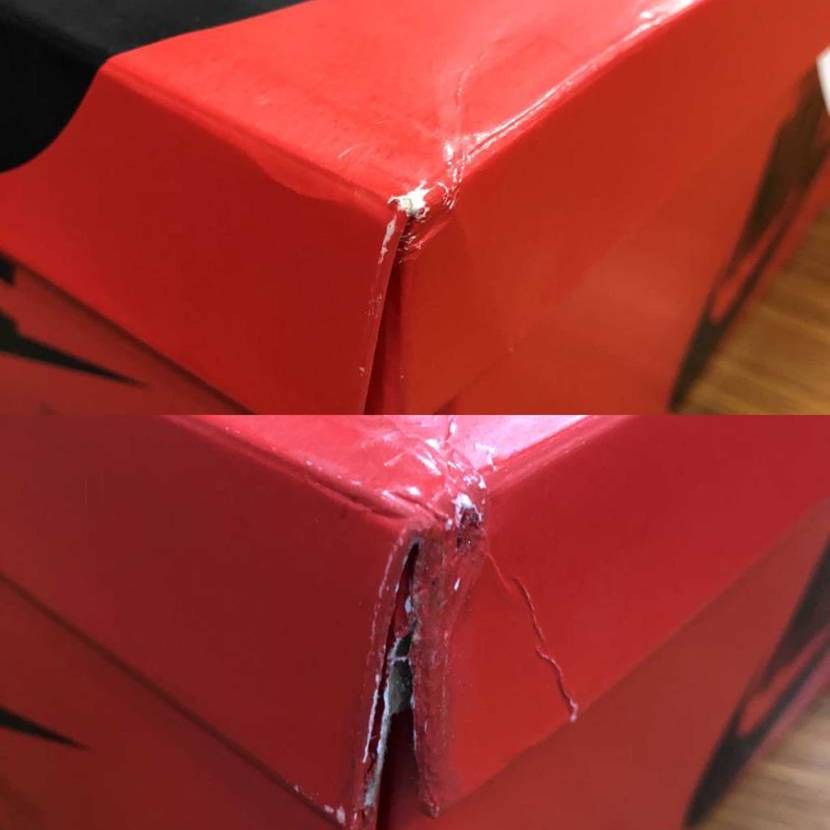 新品出品するならさBOXの管理、保管はちゃんとしよ！
スニーカー本体の次くらい