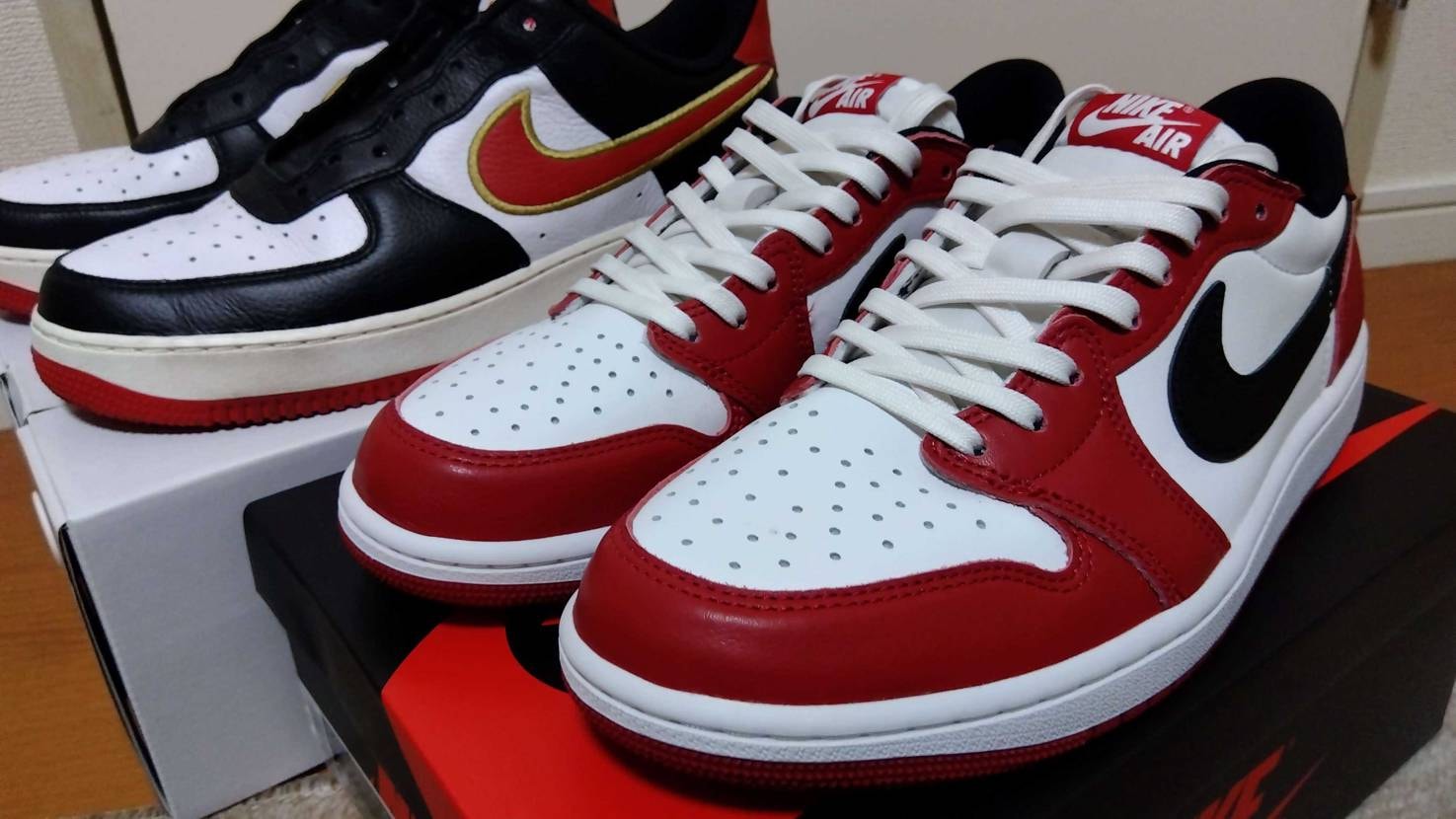 BYYOUエアフォース１からセイル拝借
シューレース主張控えめイイ感じ
85