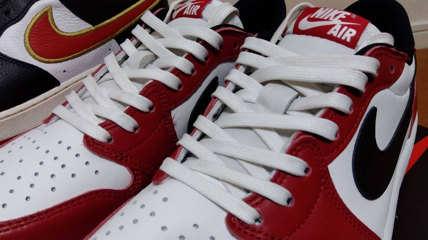 BYYOUエアフォース１からセイル拝借
シューレース主張控