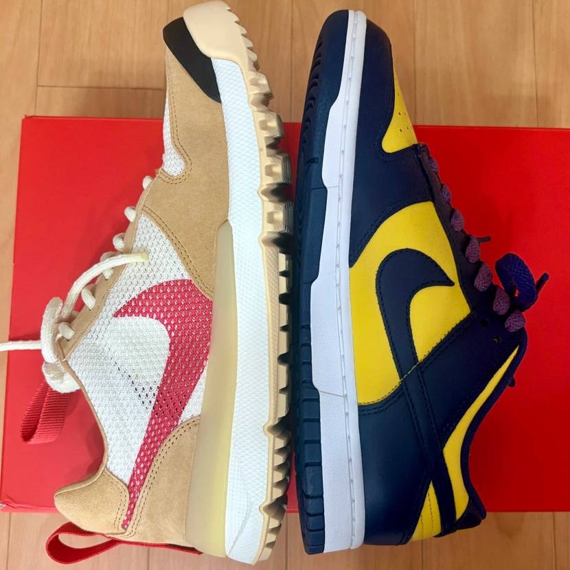 9/22に届きました。
US8です。
DunkはUS8.