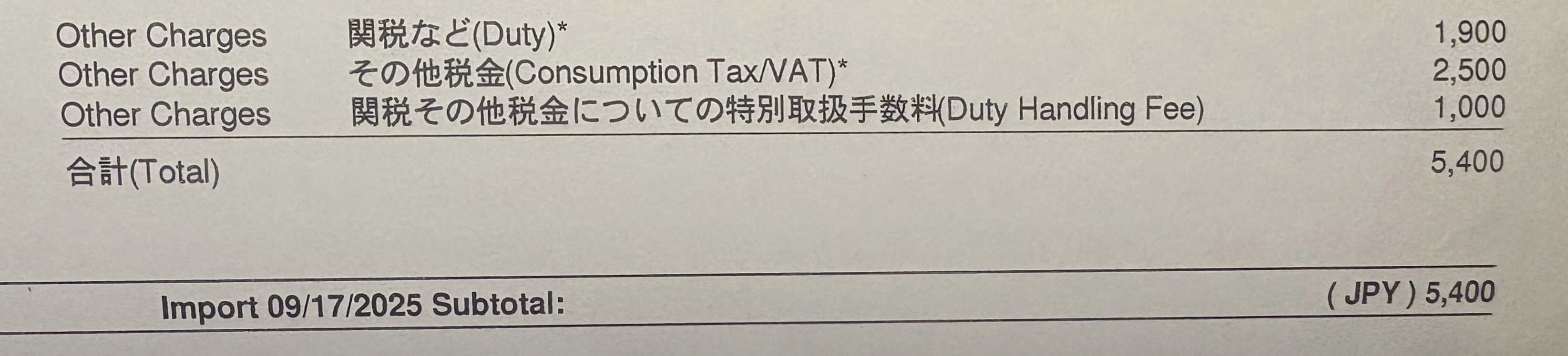 関税の支払いが完了したので手順を残しておきます。
これからFedexの関税支払