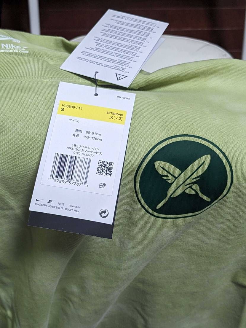 Tシャツのサイズ感備忘録📝
166cmの私にはSで良かった👍
胸囲 85〜9