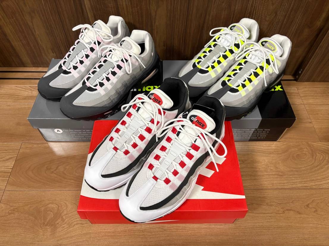 クラブエアマックス京都のイベントで、赤グラデの実物を見て欲しくなり、自分は抽選ハ