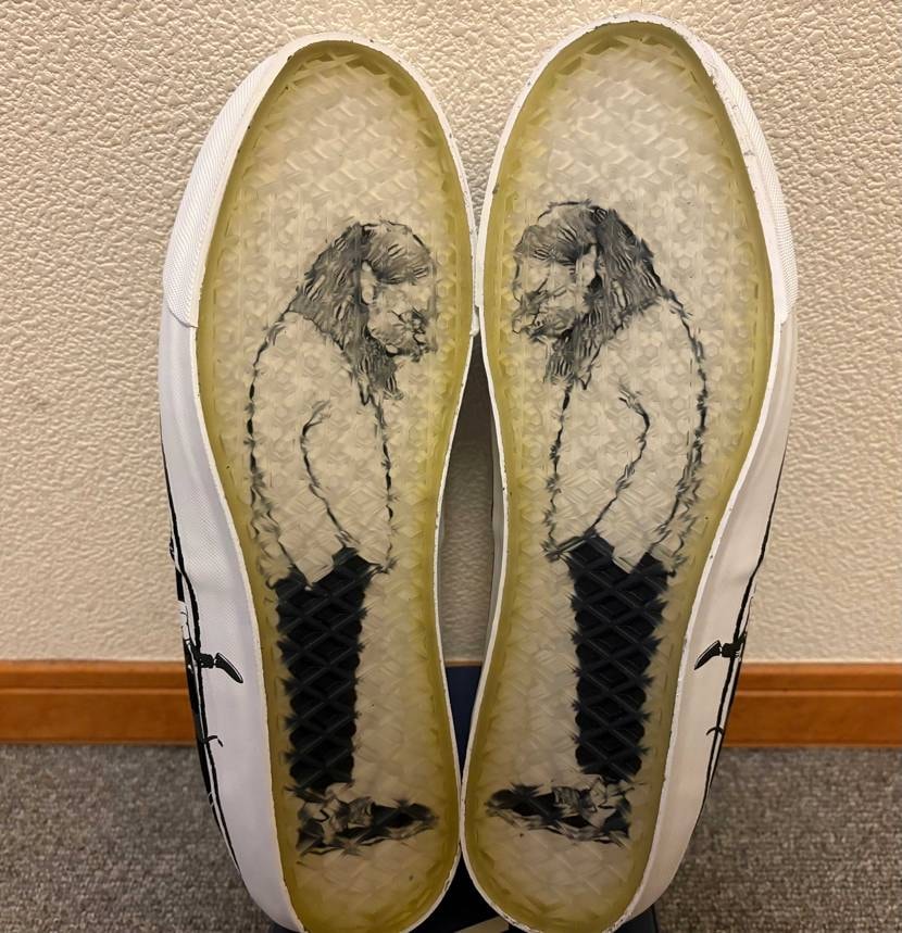 届きました！
派手派手しい柄ではないので履きやすそうです。