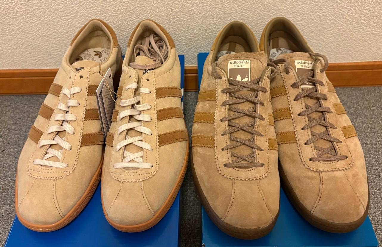 リビエラが届いたので、タバコのメサと比較。
同系色で色味似てるかなと思いました