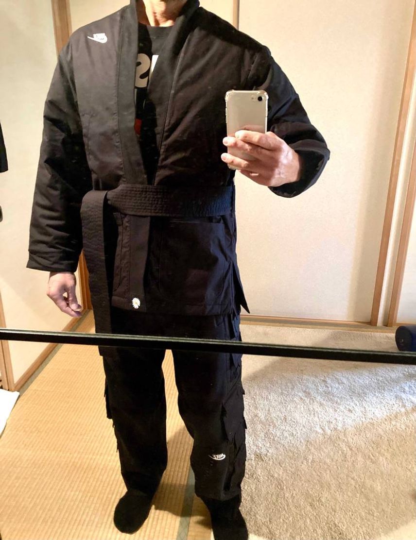 まじで道着でした😅
174cm、69kg
xxsでジャストでした。