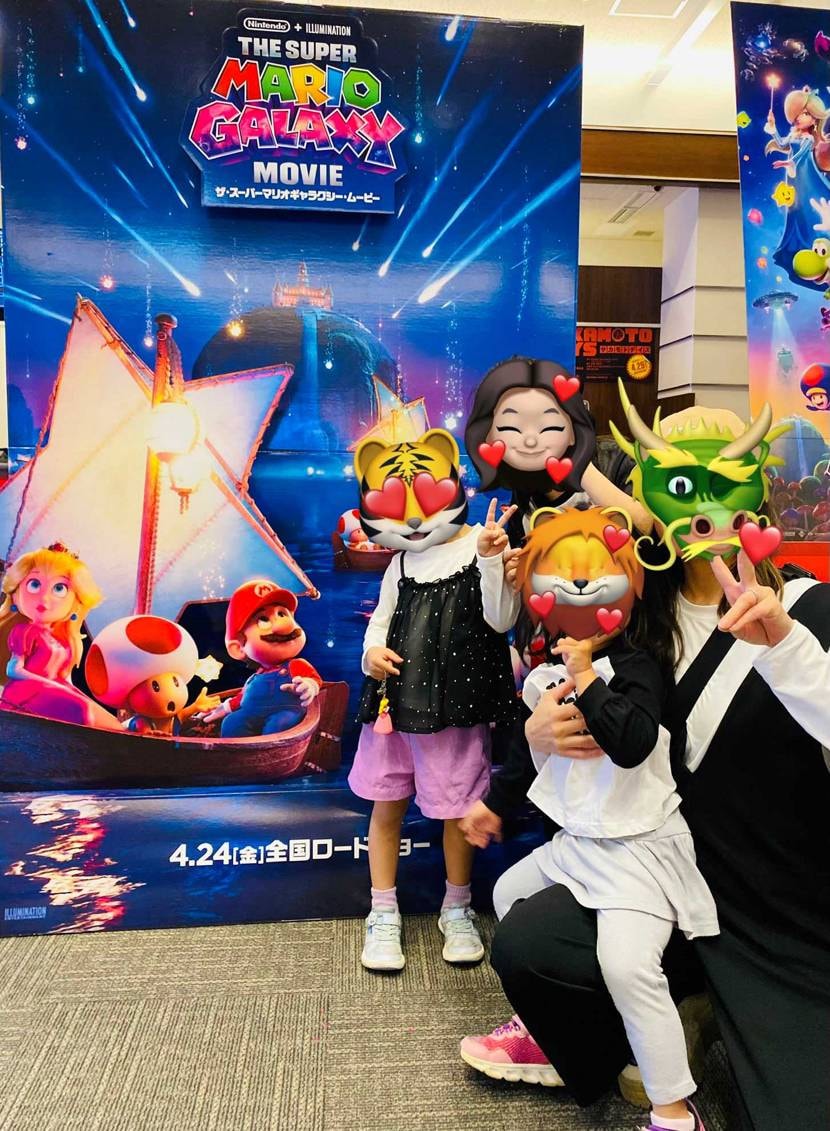 今日は朝マリオ🎬してきました🥰
映画館て、やぱ良いですよね
