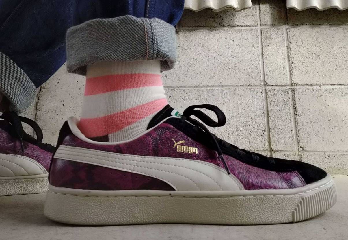 パープルのスネーク柄がエロカッコイイ‼️