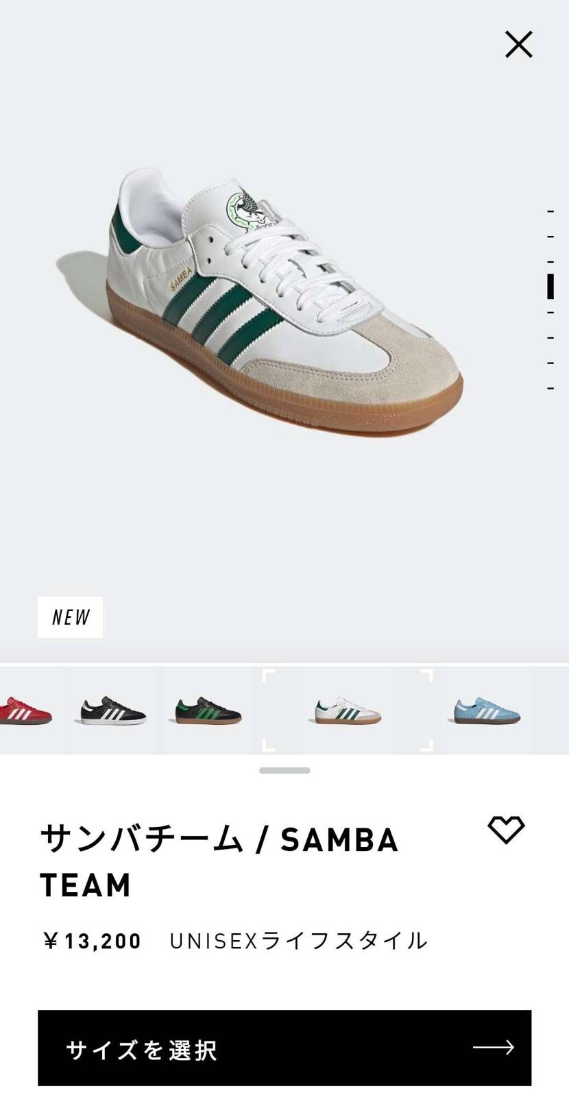 初サンバ🎉

サイズはスーパースター、キャンパスと同じで