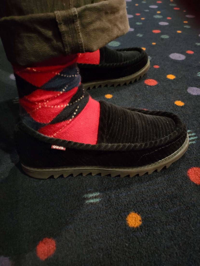 gravis K-ROOM 2
秋冬のお気に入り✨
ルームシューズに🦈シャー