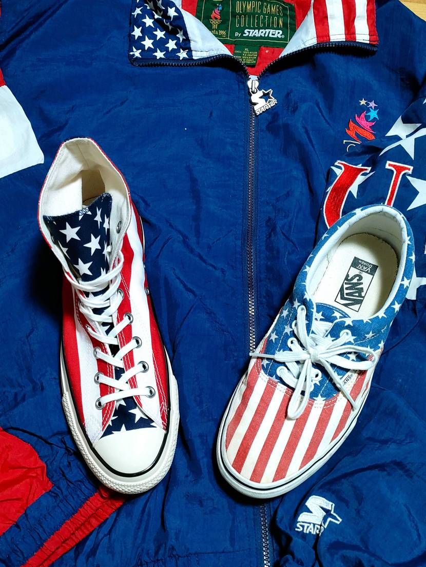 星条旗なんか買っちゃうだよね〜😄
CONVERSE ALL