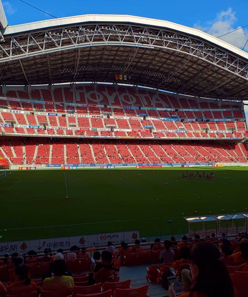 今期、豊スタ最終戦!!
ゴール裏は息子に任せて今日はここから応援ꉂꉂ📣
チー