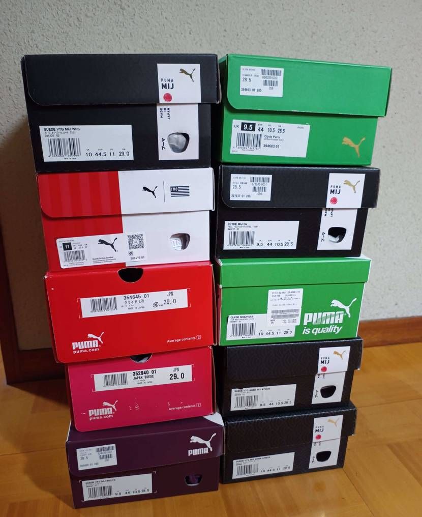 Clyde,Suede
結構、数が増えたので記録用✍🏻
