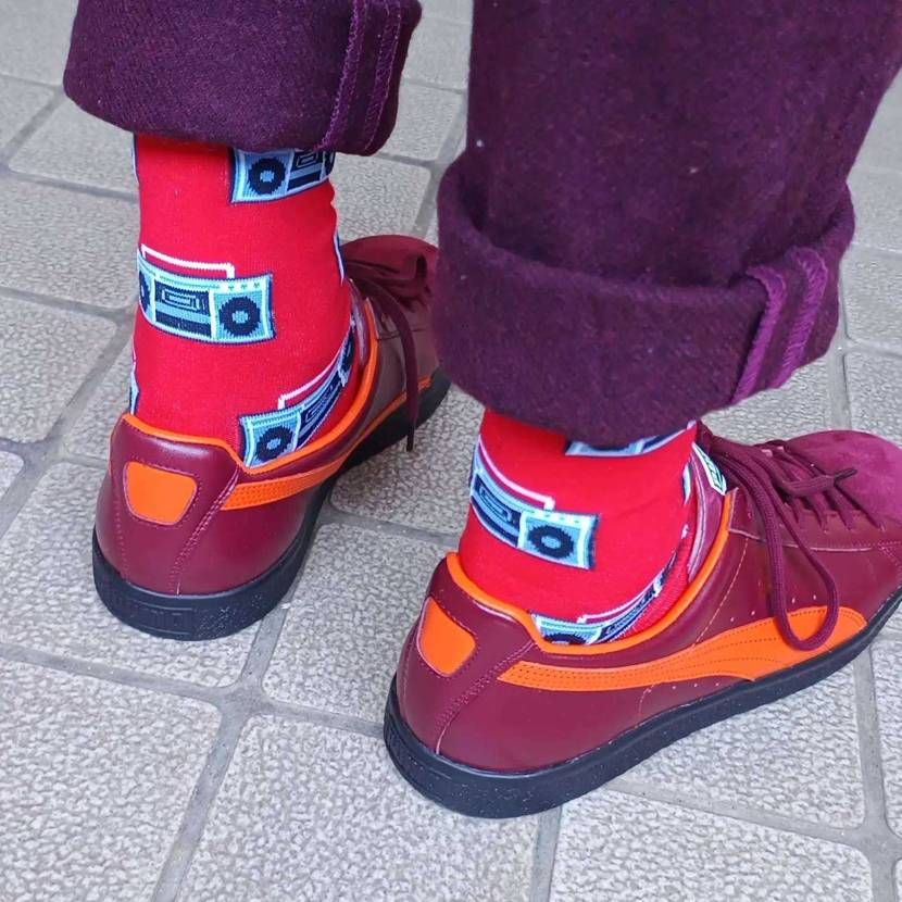 clyde blackpanther
試し履き✋硬いレザー