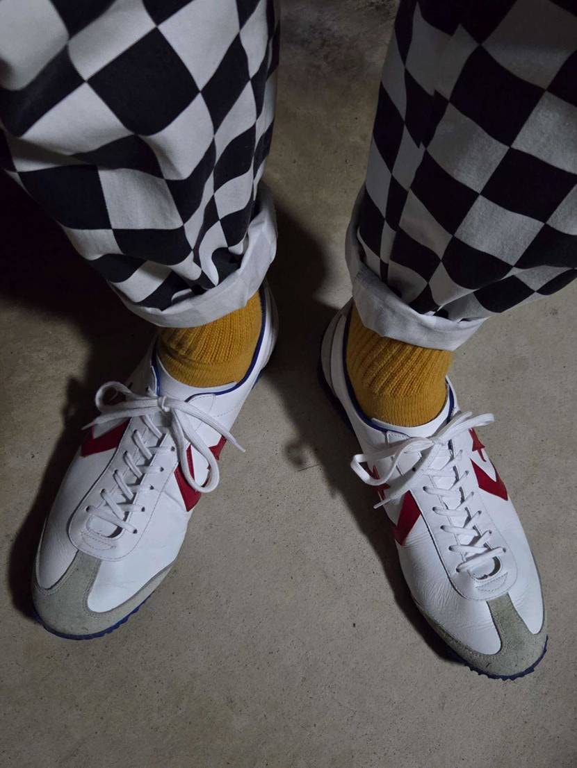 だいぶいいシワ入ってきた👍