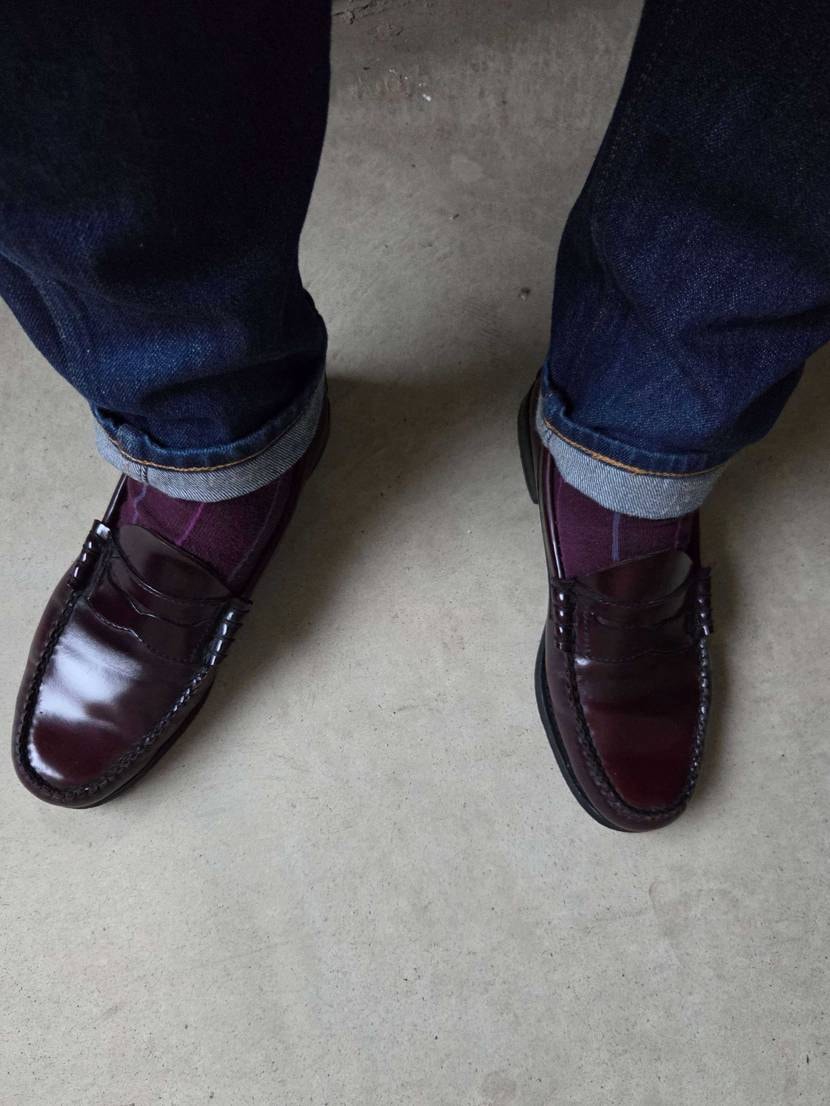 スニーカーのローファー人気ありますがG.H.BASSのコインローファーも注目して