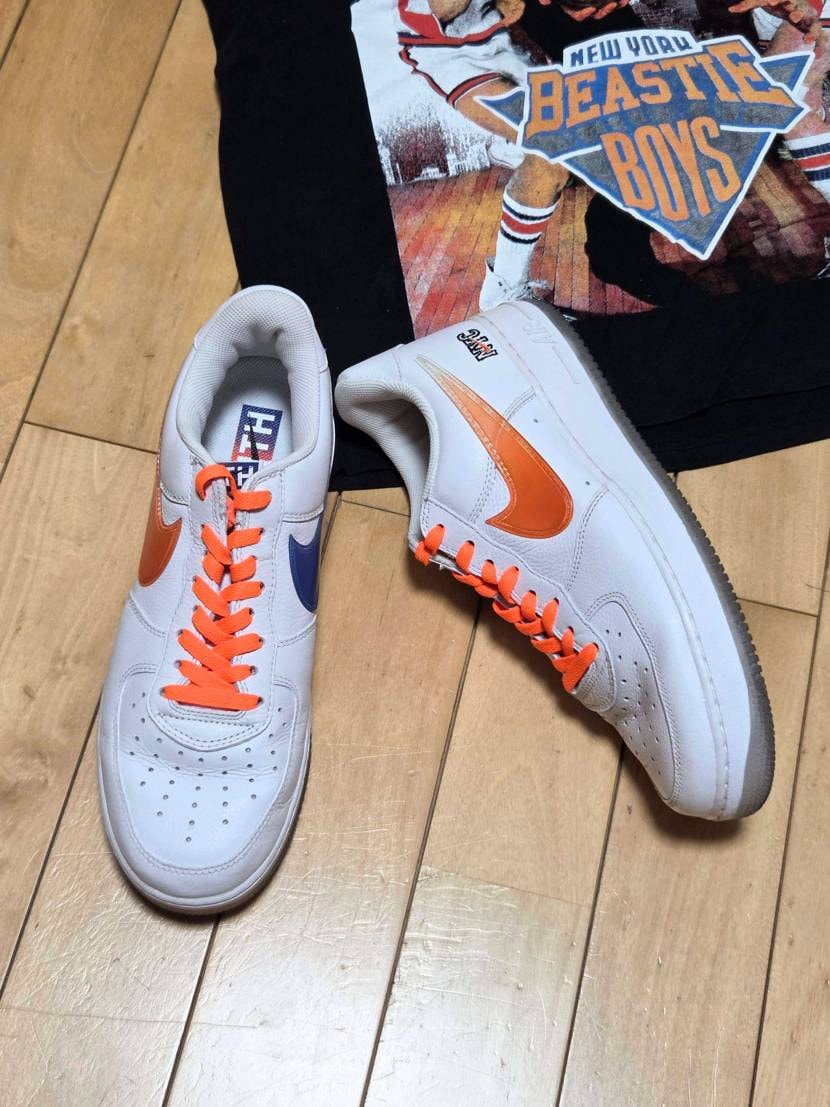 Go　Knicks！！

先週はアウェイカラー履いたので