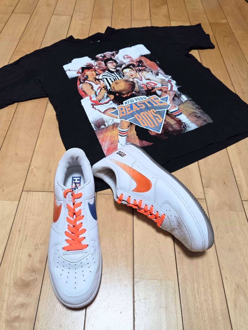 Go　Knicks！！

先週はアウェイカラー履いたので今週はホームカラーで