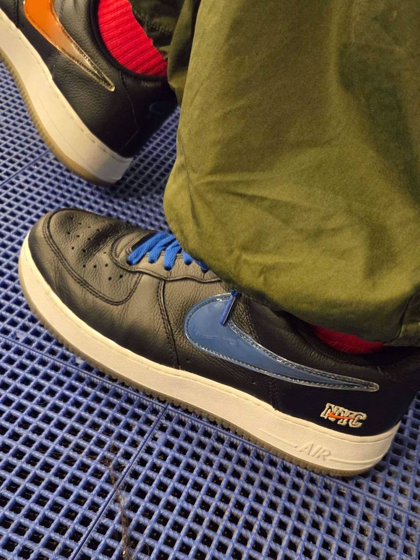 Go　Knicks！！

先週はアウェイカラー履いたので