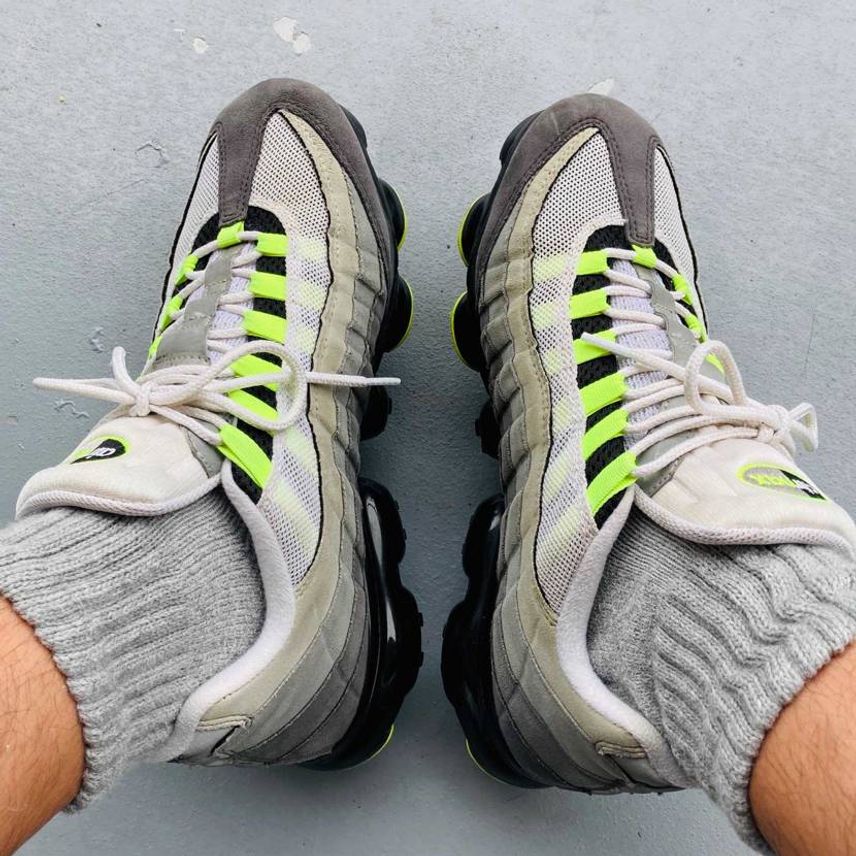 久々に履いたAVM95NEON👟
初めてsnkrsでGOT'EMした一品♪