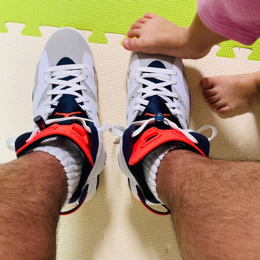 痺れるカッコ良さ👟
娘よ、あんまり踏み踏みしないでけれw
#nik