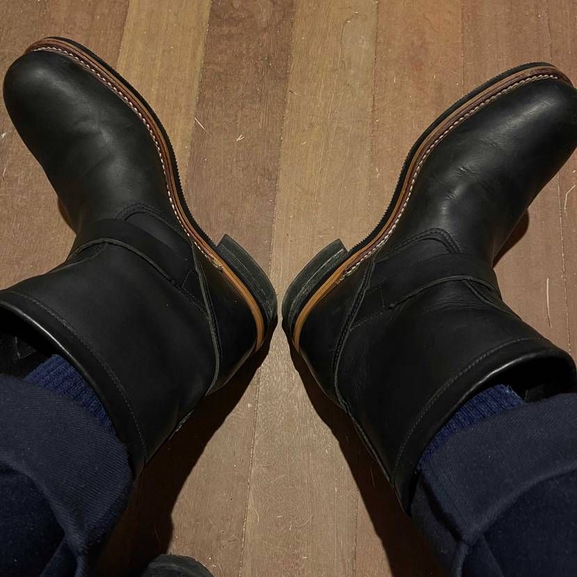 30年来の友CHIPPEWAのエンジニアブーツで行ってきやす