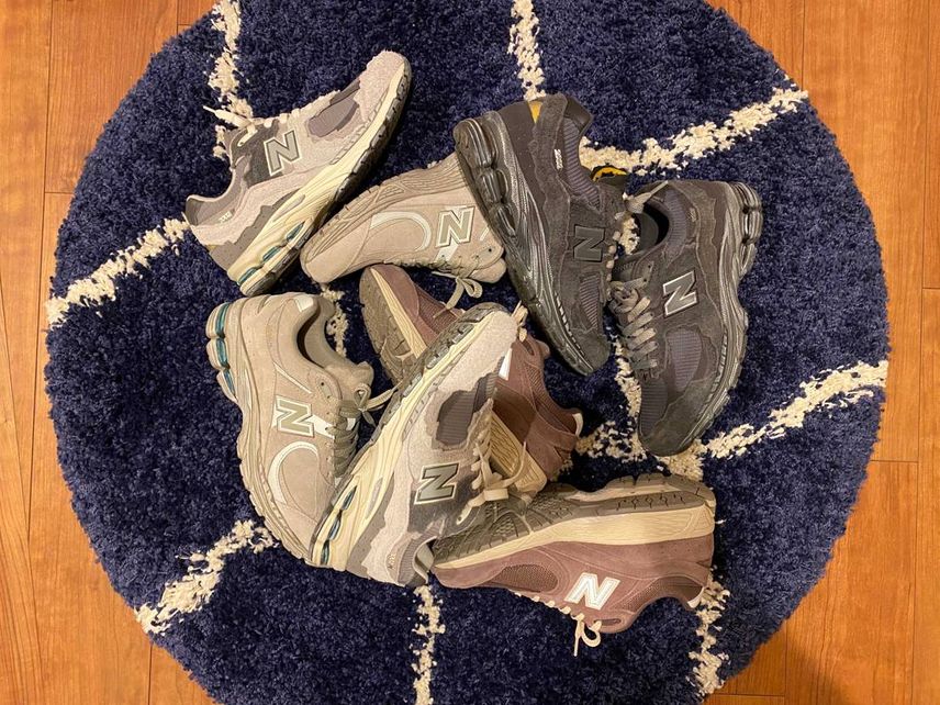 気づいたらNIKEがなくなってNBになってました🙄
沼でした🤣