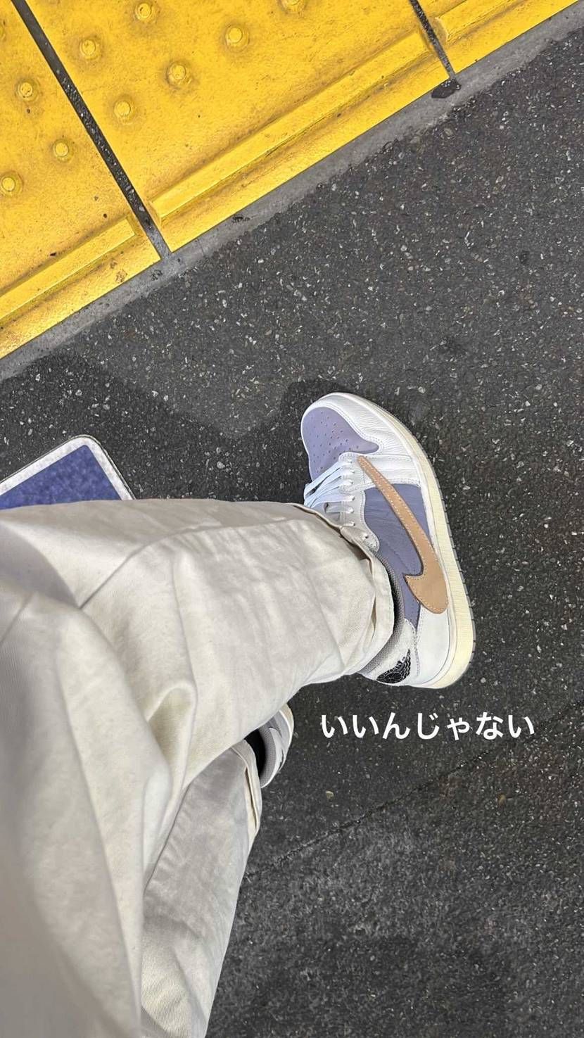 NIKE AIR JORDAN1 LOW “atmosphere grey”
