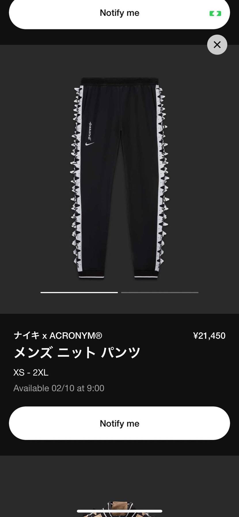 アクロニウムのアパレルって身長170cm太めの体格にはLがジャストサイズですかね