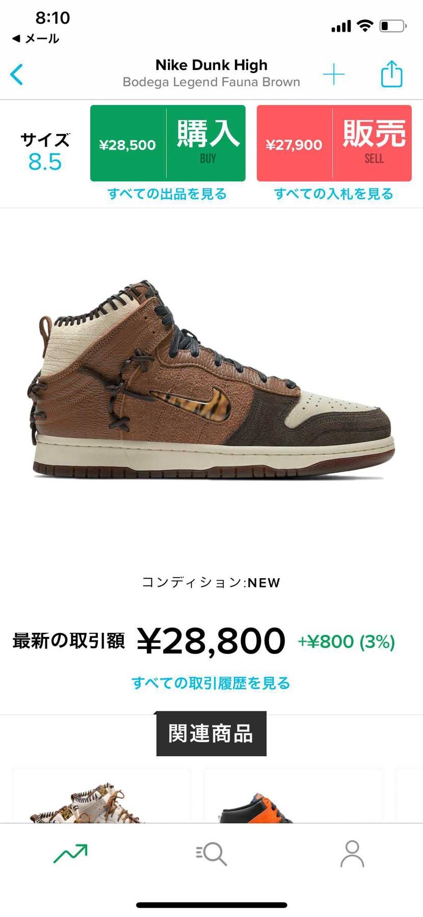 ストック❎でオファーが成立してました。