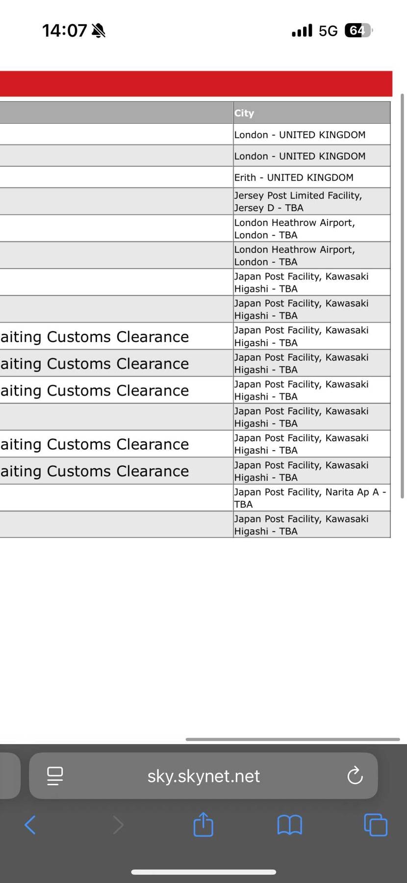 いつ来るの？笑
今日中に届いてよ？😭