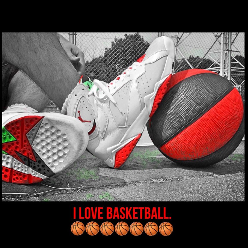 AJ7を履くとバスケがしたくなります🏀😊🏀
・
このフィット感がたまら