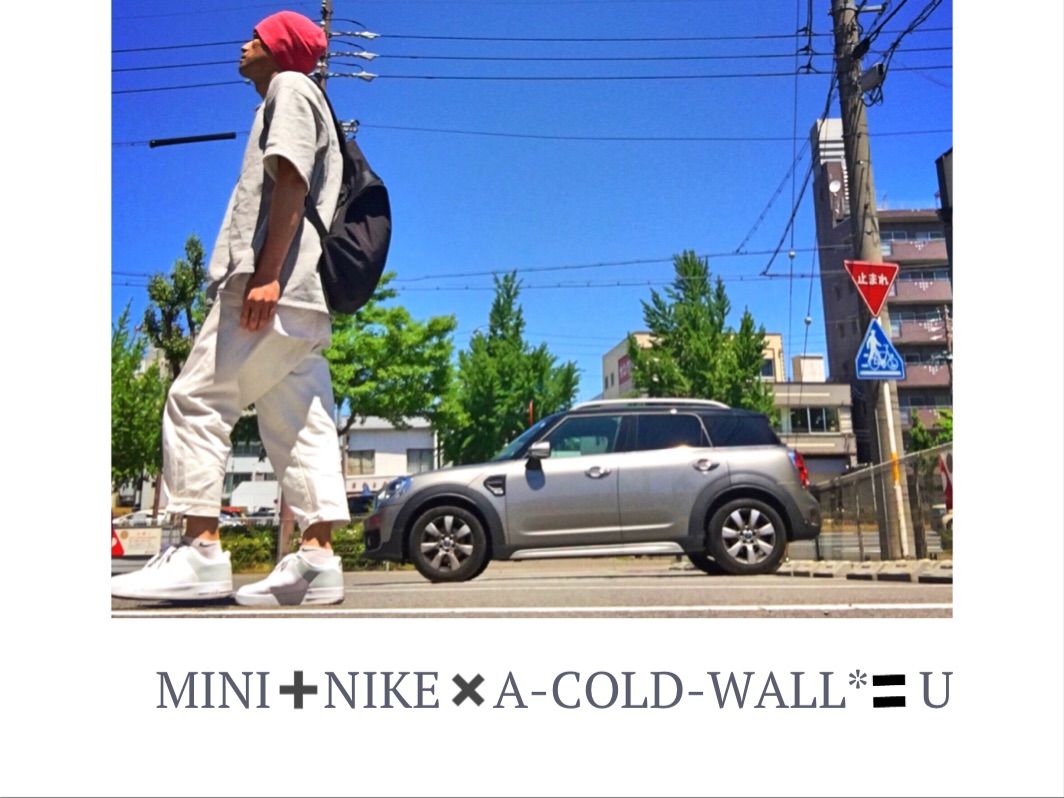 .
MINI➕NIKE✖︎A-COLD-WALL*
=U✌🏽
.
.