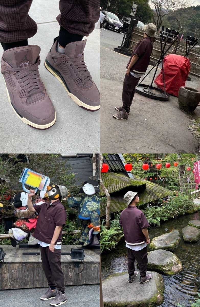 みなさんこんばんわ🤗
相棒とAJ4デート👟
最近ある方がこれを履いて投稿