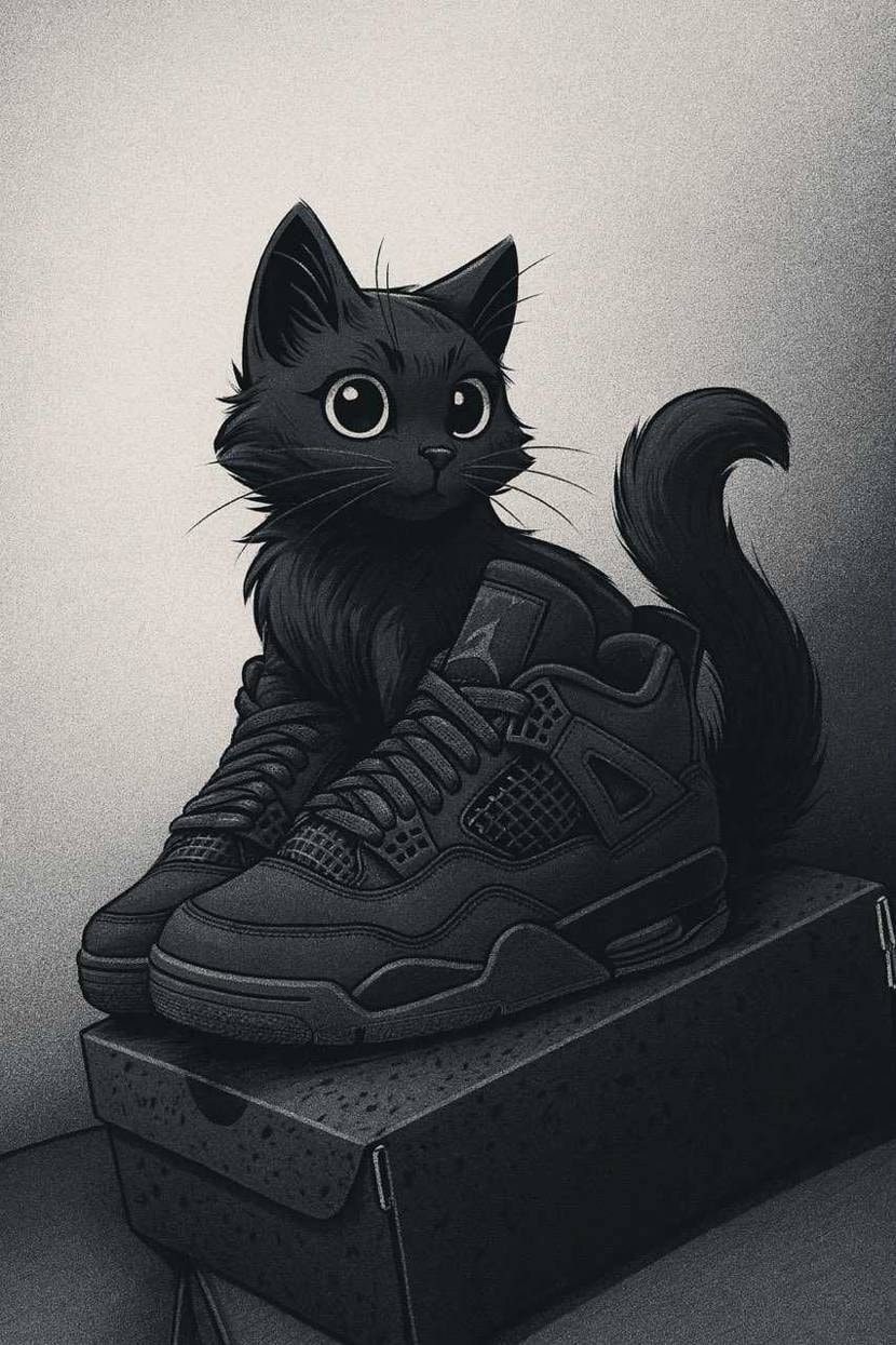 みなさんこんばんわ🤗
我が家にもついにAJ4🐈‍⬛が到着し